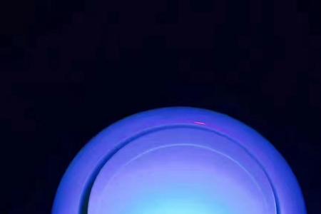 菩提根在紫光灯下荧光正常吗