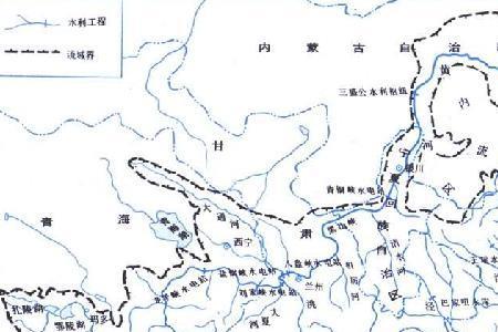 黄河地形区分布图