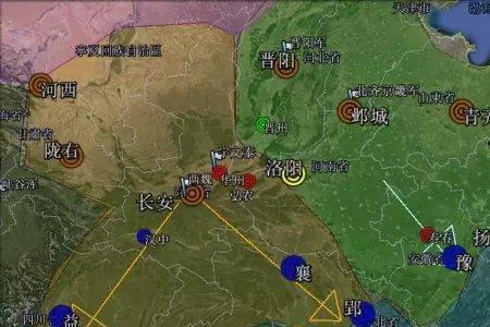 南北朝梁朝省市分布