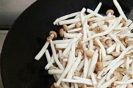 海鲜菇上边有黄色的东西是啥