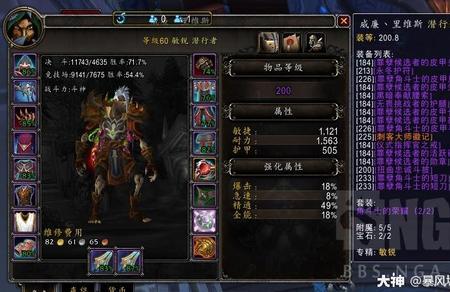 暗影国度敏锐盗贼优先属性