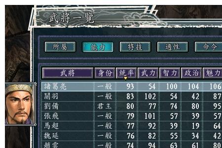 三国志11刘邦手下武将