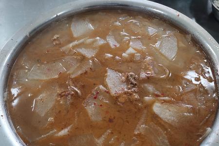 冬瓜肉片疙瘩汤