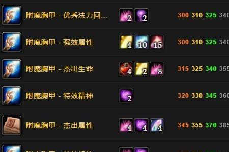 tbc法杖可以附魔什么