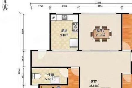 170平高层实际使用面积