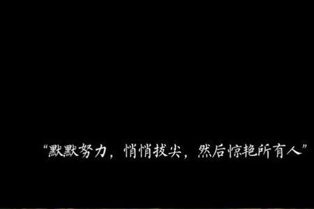 默默努力悄悄拔尖什么意思