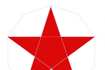 求五角星面积