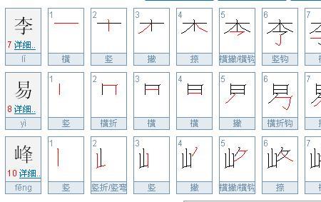 一所的笔顺