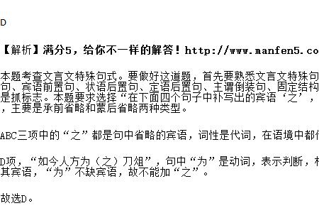 何为在此是什么句式