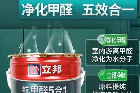 立邦抗甲醛5合1和金装5合1哪个好