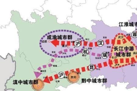 长江上中下流铁路干线