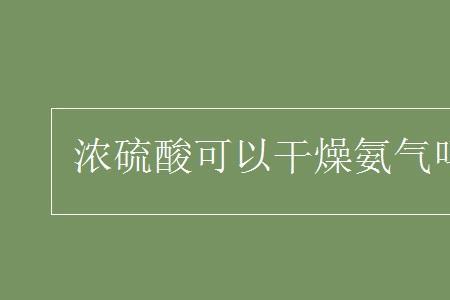 为什么cacl2不能干燥氨气