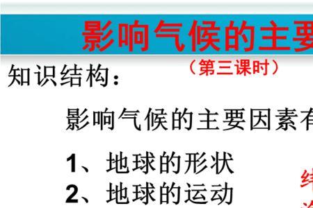 影响地质环境的因素