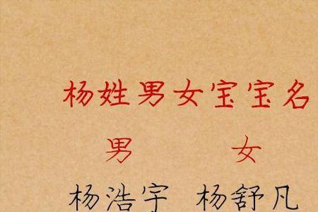 姓杨起名中间字带生的名字
