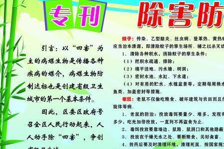 灭四害什么时间最合适