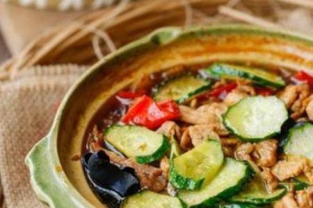 黄瓜炖瘦肉的做法