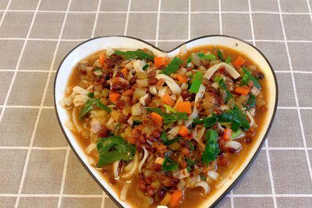 茄子素臊子面的家常做法