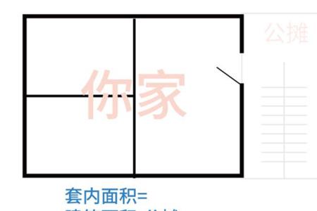 公摊率计算公式口诀