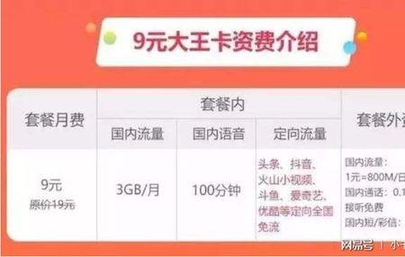 联通大王卡如何改为月租5元