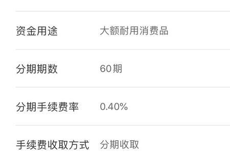 分期通的实际利率