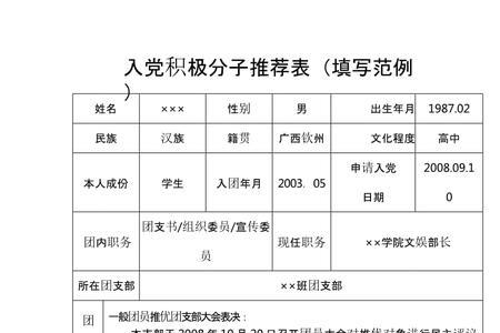 高中有入党积极分子吗