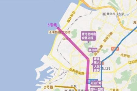 青岛地铁1号线江苏路站位置
