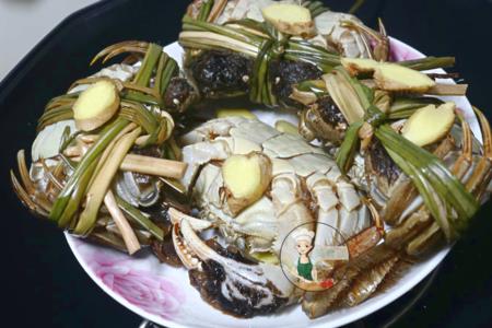 倒扣蟹做法
