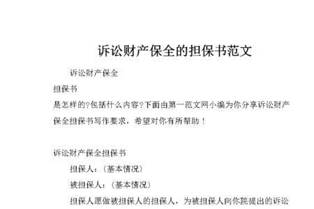 上门做诉讼保全是什么意思