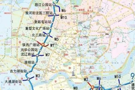 沈阳地铁十一座重点站