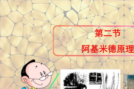 阿基米得原理是什么