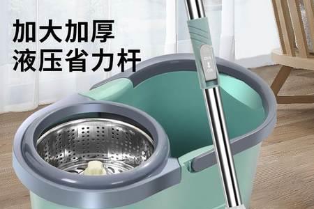 旋转拖把清洗桶轴是固定的吗