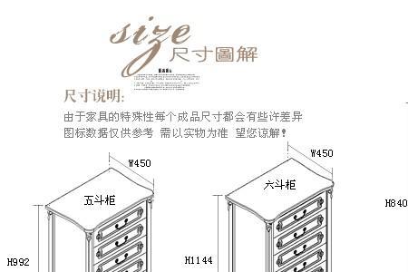 多个抽屉怎么分尺寸