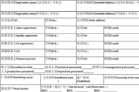 供应商背景调查一般查什么