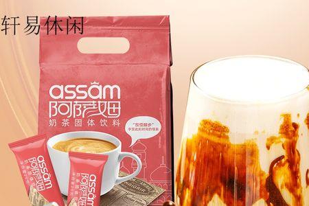 一杯阿萨姆奶茶含糖量