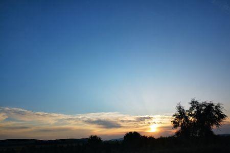 描写夕阳流逝快的