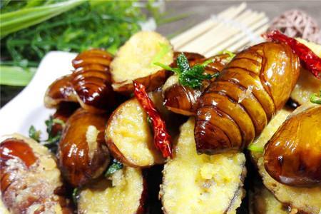 蚕虫怎样炒才不会爆浆