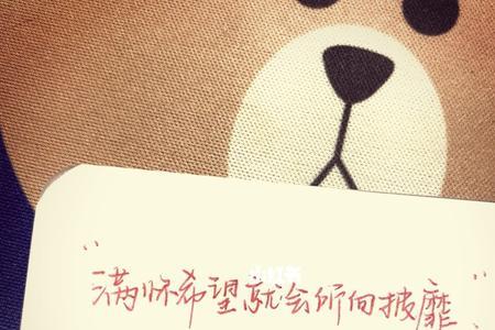 满怀希望就会有所披靡的意思