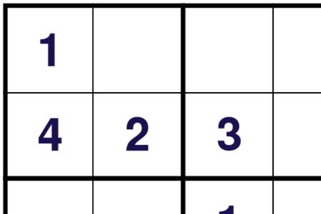 6x6的6阶数独规则