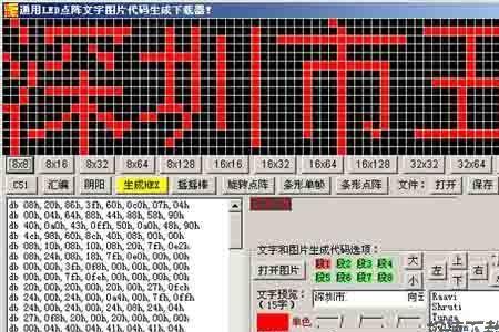计算机点阵是什么意思