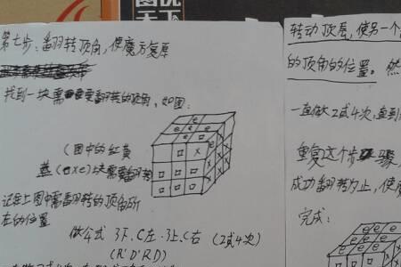 七阶魔方棱块最后两个互换