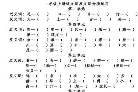 今和古是反义词