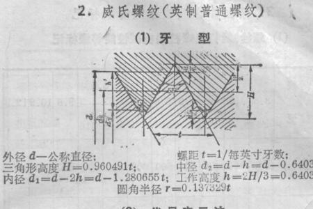 锥螺纹大径中径小径怎么计算