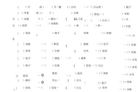 一什么梳子填量词答案