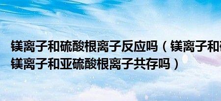 亚离子是什么