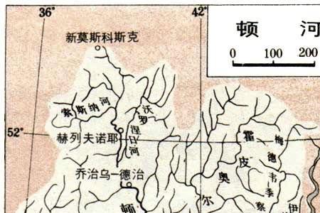伏尔加河顿河示意图