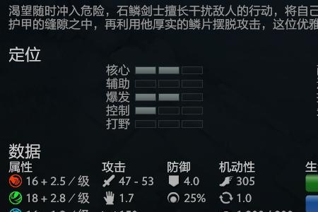 石鳞剑士一技能介绍
