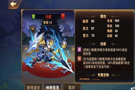 马超投降刘备后战绩