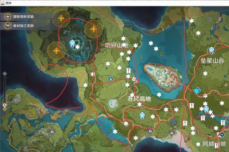 原神萌新为啥点不亮地图