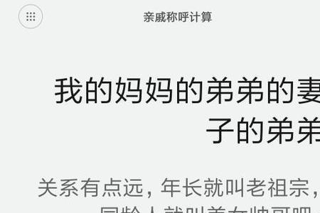 爸爸的舅舅的儿子应该怎么称呼