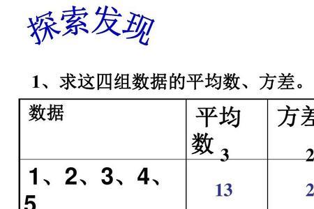 初二数学的方差是什么